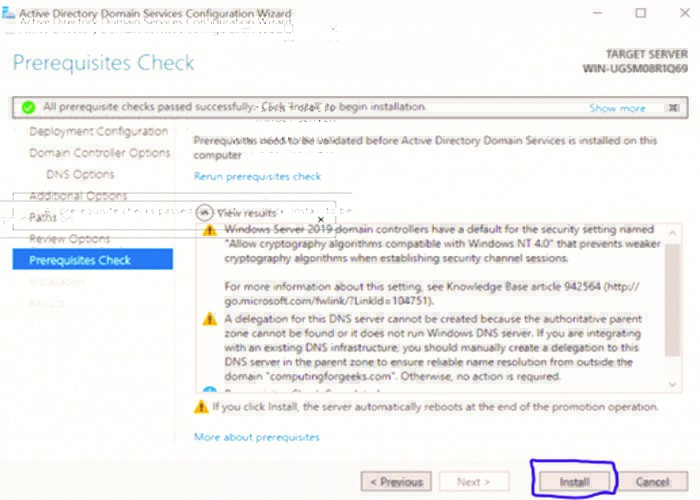 نحوه نصب و راه اندازی اولیه اکتیو دایرکتوری مایکروسافت 32 نحوه نصب و راه اندازی اولیه اکتیو دایرکتوری مایکروسافت 31