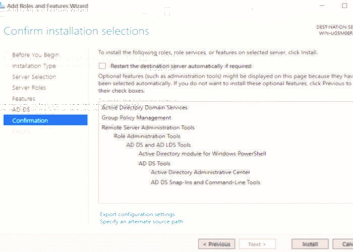 نحوه نصب و راه اندازی اولیه اکتیو دایرکتوری مایکروسافت 16 نحوه نصب و راه اندازی اولیه اکتیو دایرکتوری مایکروسافت 15