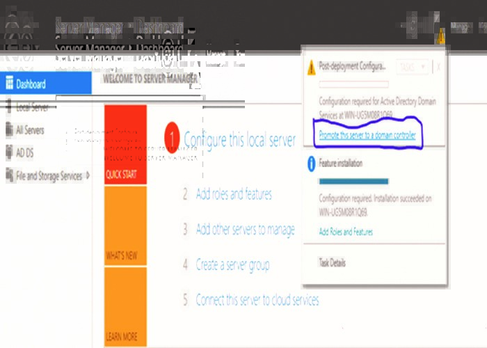 نحوه نصب و راه اندازی اولیه اکتیو دایرکتوری مایکروسافت 18 نحوه نصب و راه اندازی اولیه اکتیو دایرکتوری مایکروسافت 17
