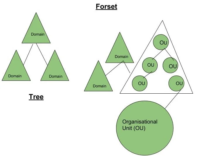 توضیحات کامل Tree در اکتیودایرکتوری مایکروسافت 1