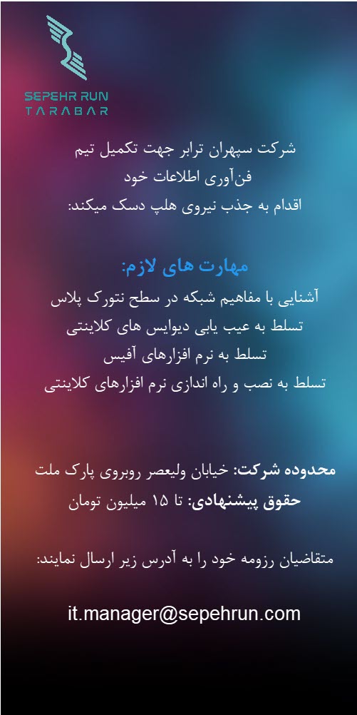 نیروی هلپ دسک 1