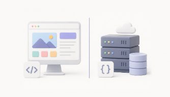 Front-end vs back-end