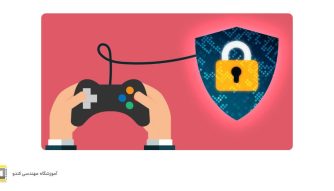 Cybersecurity concept showing protection against hackers in online multiplayer games